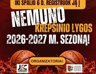Kviečiame registruotis į „Nemuno“ krepšinio lygos naują sezoną